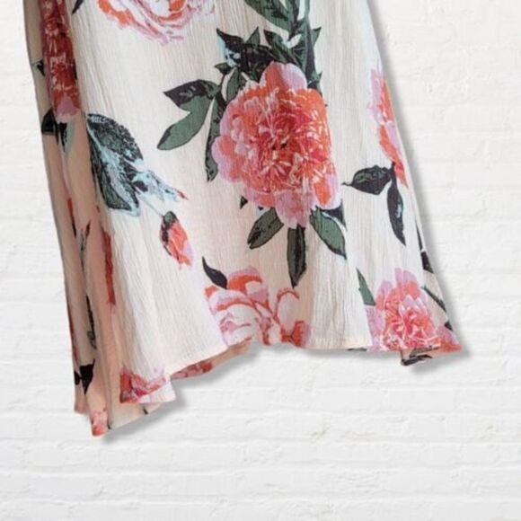 Dainty Hooligan Floral Summer Dress Sleeveless Low Back Flirty Flowy Sz Lg - Picture 7 of 12